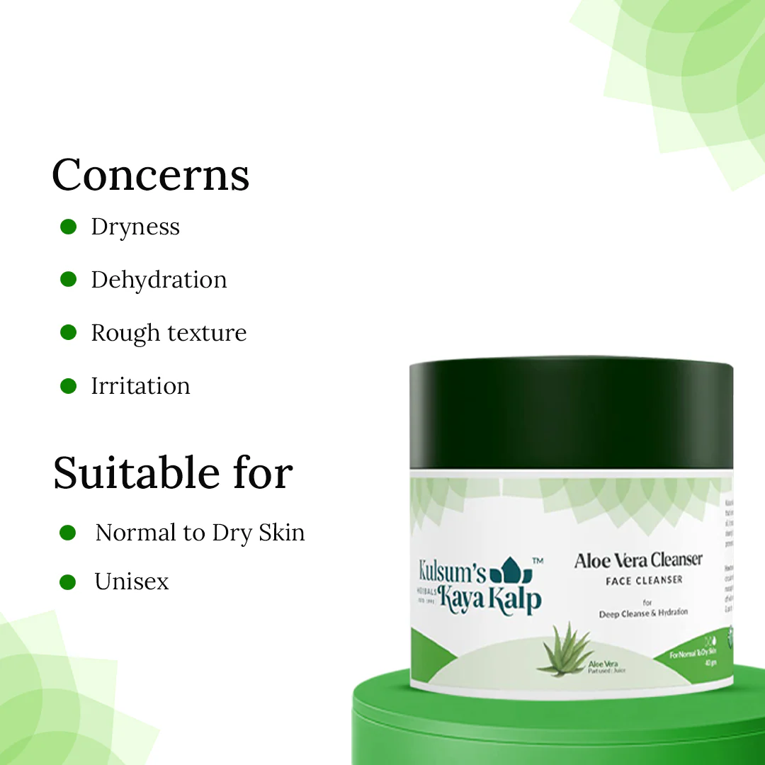 Aloe Vera Cleanser for Deep Cleanse & Hydration 40g - Image 4