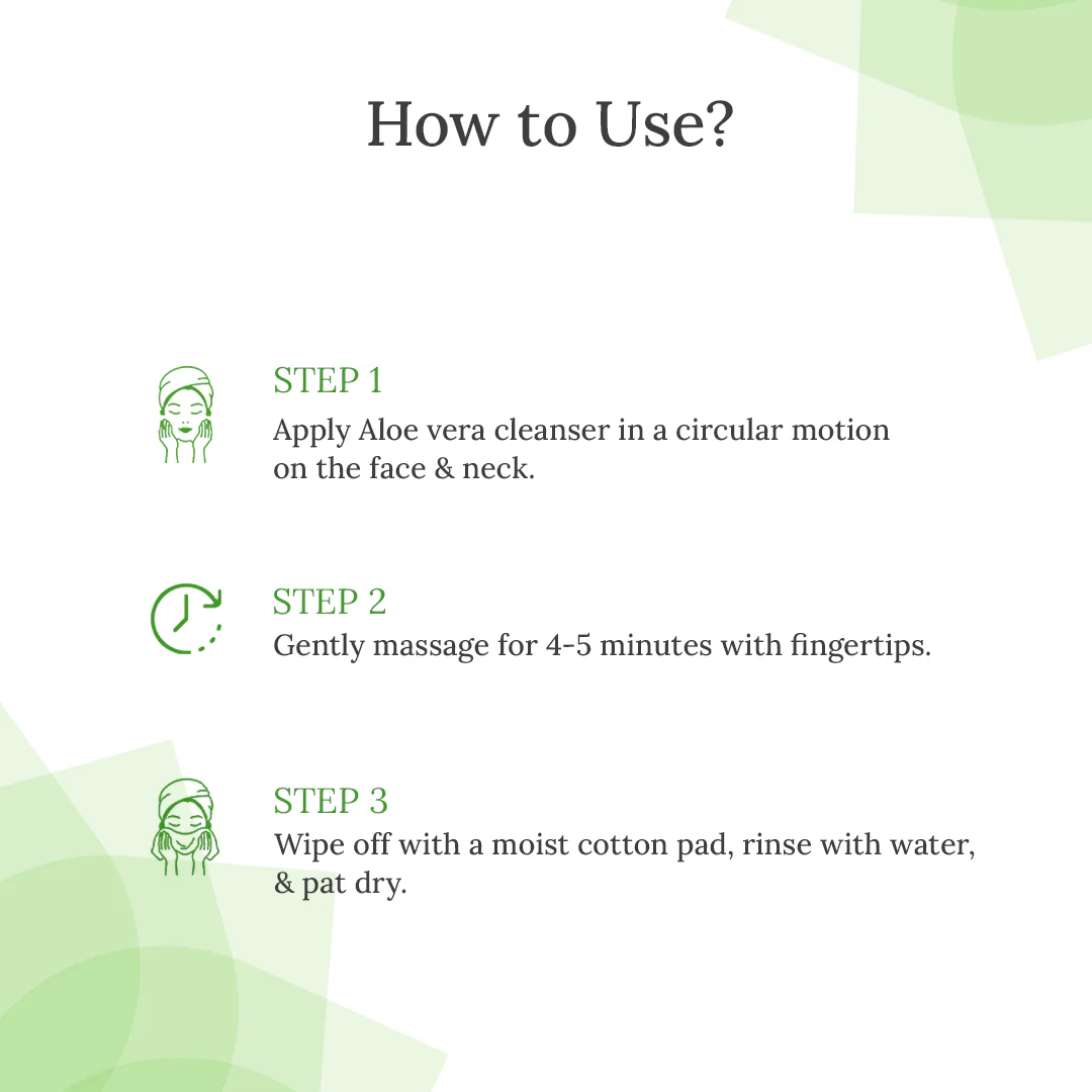 Aloe Vera Cleanser for Deep Cleanse & Hydration 40g - Image 6