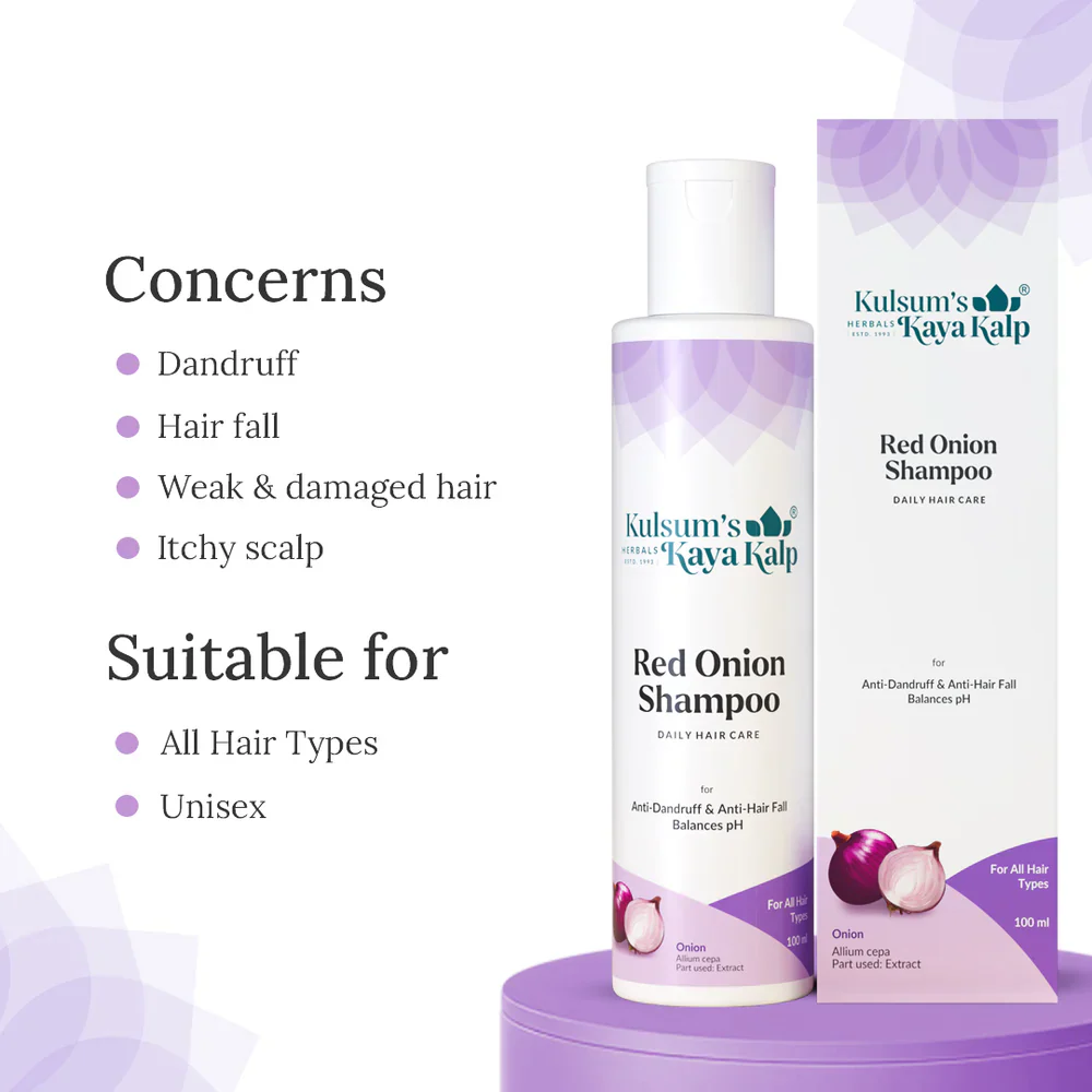 Herb Oil & Red Onion Shampoo For Anti Hair Fall & Anti Dandruff Combo - Image 4