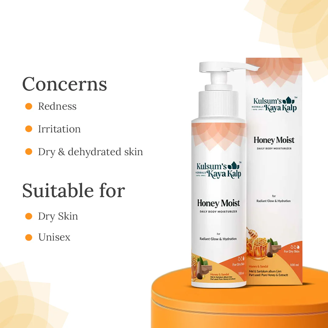 Honey Moist Face & Body Moisturizer for Radiant Glow & Hydration - Image 4